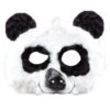 Panda Maske Aus Plüsch -Halloween Masken Geschäft 15500