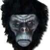 Böser Schimpanse Maske Schwarz