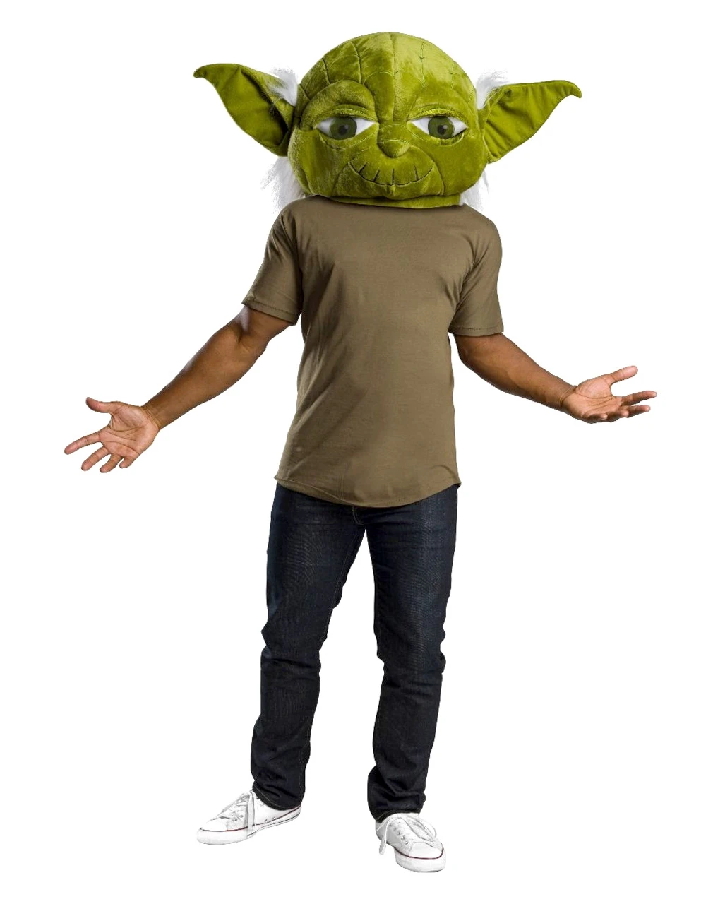 Meister Yoda Maskottchen Maske 4 Meister Yoda Maskottchen Maske – Bild 2