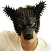 Schwarze Burning Man Spike Wolf Maske 1 Schwarze Burning Man Spike Wolf Maske -Halloween Masken Geschäft burning man spike wolf maske burning man kostuem burning man festival burning man party fetisch maske fetisch party kostuem zubehoer 53431