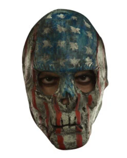 Gruseliger Patrioten Schädel Als Maske