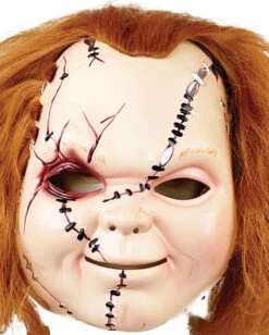 Curse Of Chucky - Chucky Maske -Halloween Masken Geschäft curse of chucky chucky maske childs play chucky mask chucky die moerderpuppe fanartikel 52673 4