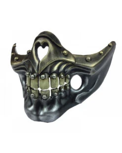 Dishonored Totenkopf Halbmaske -Halloween Masken Geschäft dishonored totenkopf halbmaske dishonored skull halfmask steampunk maske 50511 03