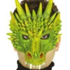 Halbmaske Drache -Halloween Masken Geschäft drachen halbmaske gruen dragon gesichtsmaske fuer halloween und fasching 28665