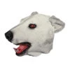 Eisbär Latex Maske -Halloween Masken Geschäft eisbaer maske aus latex polar baer maske baeren maske fuer fasching und halloween 8801990