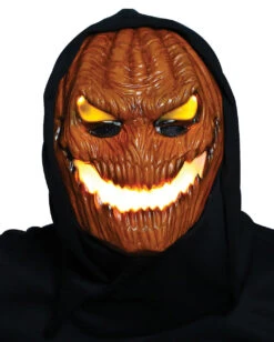 Fies Leuchtende Kürbis LED Maske
