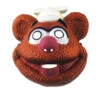Fozzie Bär Kindermaske -Halloween Masken Geschäft fozzie baer kindermaske original lizenzierte muppet show maske 23324