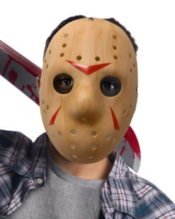 Friday The 13th Jason Voorhees Maske Holzoptik