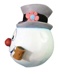 Frosty The Snowman Lizenzmaske -Halloween Masken Geschäft frosty the snowman maske lizenzierte schneemann maske aus der bekannten weihnachtsgeschichte fuer kinder 25081 3