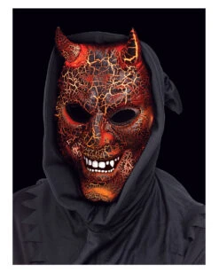 Glühende Teufel Maske Mit Licht -Halloween Masken Geschäft gluehende teufelsmaske mit licht und sound devil maske fuer halloween smoldering fx devil mask 31144 2