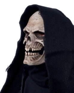 Grim Reaper Fetzen Maske -Halloween Masken Geschäft grim reaper fetzenmaske totenschaedelmaske totenkopfmaske skull mask 15380 04
