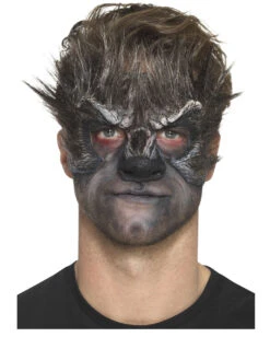 Vollmond Werwolf Schaumlatex Applikation 12 Vollmond Werwolf Schaumlatex Applikation -Halloween Masken Geschäft haarige werwolf schaumlatex applikation werewolf mask werwolf head prosthetic 5
