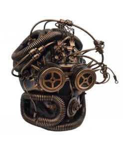 Jules Steampunk Militär Maske -Halloween Masken Geschäft jules steampunk soldaten maske jules steampunk soldier maske steampunk kostuemzubehoer 50503 02