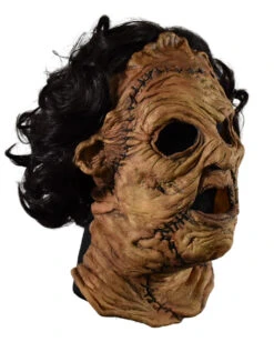 Leatherface Vollkopf Latex Maske -Halloween Masken Geschäft leatherface vollkopf latexmaske the texas chainsaw massacre latex mask 38421 3
