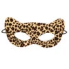 Leoparden Augenmaske -Halloween Masken Geschäft leoparden augenmaske phantera augenmaske leoaprd print eyemask wildkatze augenmaske 36609 01