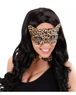Leoparden Augenmaske 9 Leoparden Augenmaske -Halloween Masken Geschäft leoparden augenmaske phantera augenmaske leoaprd print eyemask wildkatze augenmaske 36609 04