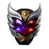 Kinder Maske Roboter Mit Licht -Halloween Masken Geschäft ninja krieger maske mit licht ninja kunststoff maske beleuchtet faschingsmaske 28723 1
