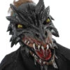 Schwarze Drachen Maske Deluxe 1 Schwarze Drachen Maske Deluxe -Halloween Masken Geschäft noir dragon maske