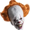 Orignal Pennywise Latex Maske -Halloween Masken Geschäft pennywise latex maske es kostuemzubehoer horror clown verkleidung it overhead mask 31187
