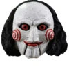 Billy Puppen Maske SAW -Halloween Masken Geschäft saw maske saw billy maske jigsaw maske halloween maske horror maske saw billy puppet mask 21884 01