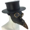 Schwarze Vintage Pest Doktor Maske 2 Schwarze Vintage Pest Doktor Maske -Halloween Masken Geschäft schwarze steampunk pest doktor maske black vintage pest doctor mask 50444 01