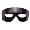 Zorro Maske In Lederoptik -Halloween Masken Geschäft schwarze zorro maske caballero maske banditen maske venezianische augenmaske 15922 1