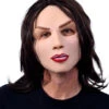 Sexy Frauenmaske Mit Schmollmund -Halloween Masken Geschäft sexy frauenmaske cross dresser maske travestie show maske lady mask with wig 21270 011