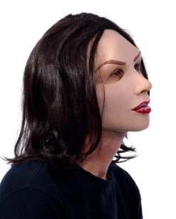 Sexy Frauenmaske Mit Schmollmund -Halloween Masken Geschäft sexy frauenmaske cross dresser maske travestie show maske lady mask with wig 21270 03