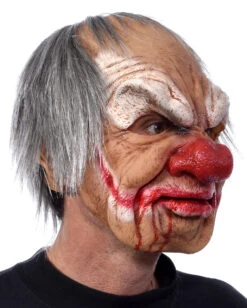 Smiley Killerclown Maske -Halloween Masken Geschäft smily horrorclown maske killerclown maske halloween maske horror maske 21272 03