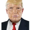 Präsident Trump Halbmaske 2 Präsident Trump Halbmaske -Halloween Masken Geschäft trump maske politiker maske prominenten maske trump mask pvc 28030