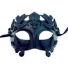 Schwarze Augenmaske Römischer Gott -Halloween Masken Geschäft venezianische maske roemische augenmaske antike augenmaske venezainische maske mit verzierungen venetian mask 25147 01