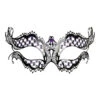 Metall-Maske Mit Violetten Strasssteinen -Halloween Masken Geschäft venezianische metall maske mit violetten strasssteinchen venetian metal mask filligrane augenmaske 25326