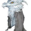 Weiße Drachenmaske -Halloween Masken Geschäft weisse drachenmaske white dragon mask fantasy drachen maske drachen dekoration 13378