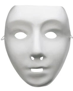 Weiße Gesichts Maske
