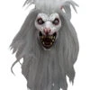 Werwolf Maske White Moon -Halloween Masken Geschäft white moon wolf werwolf halloween maske white moon wolf mask 26290