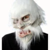 Weiße Krieger Maske Mit Haaren 2 Weiße Krieger Maske Mit Haaren -Halloween Masken Geschäft white warrior maske fantasy maske weisse zombie maske weisse krieger maske 24296